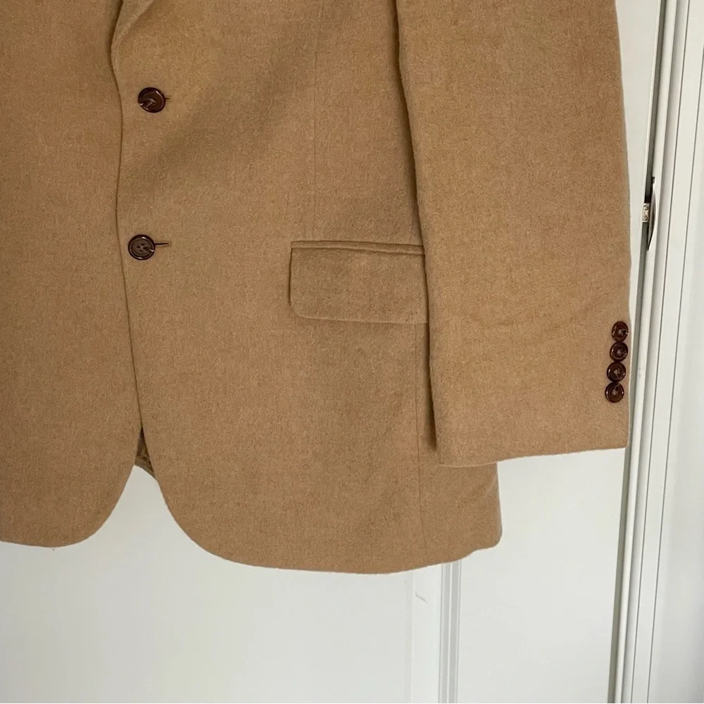Jos A. Bank Tan Gordon Camelhair 2-Button Sport Coat Blazer Jacket nbnn
